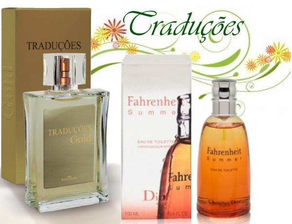 Perfume Gold 57 _1ooml_FAHERENHEIT SUMMER é o Concorrente